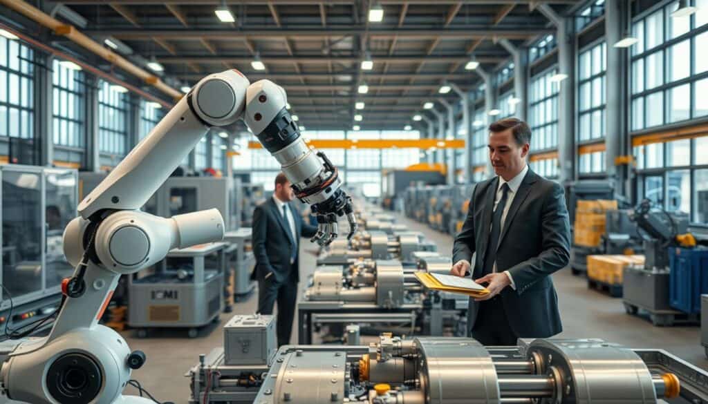 роботи с изкуствен интелект в производството роботи с изкуствен интелект в производството